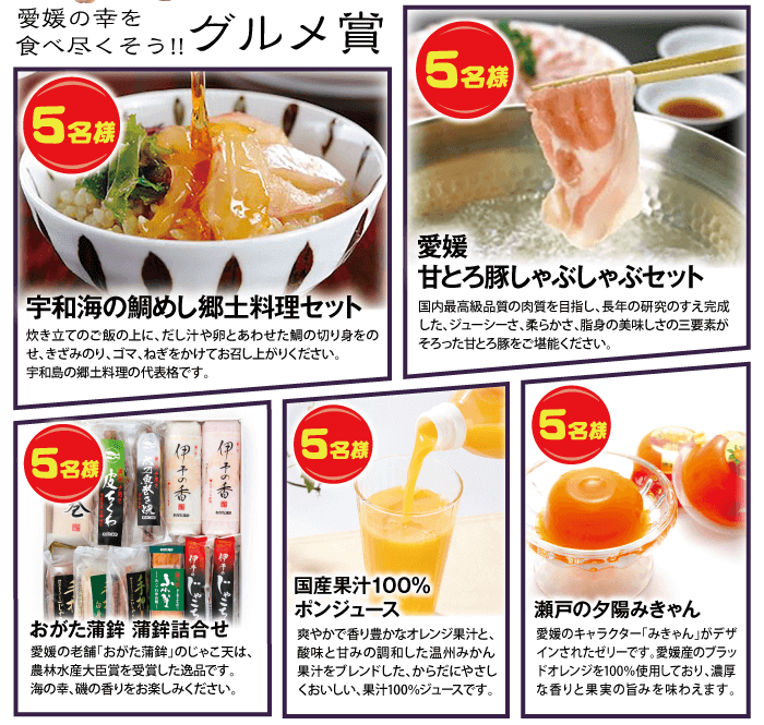 愛媛の幸を食べ尽くそう