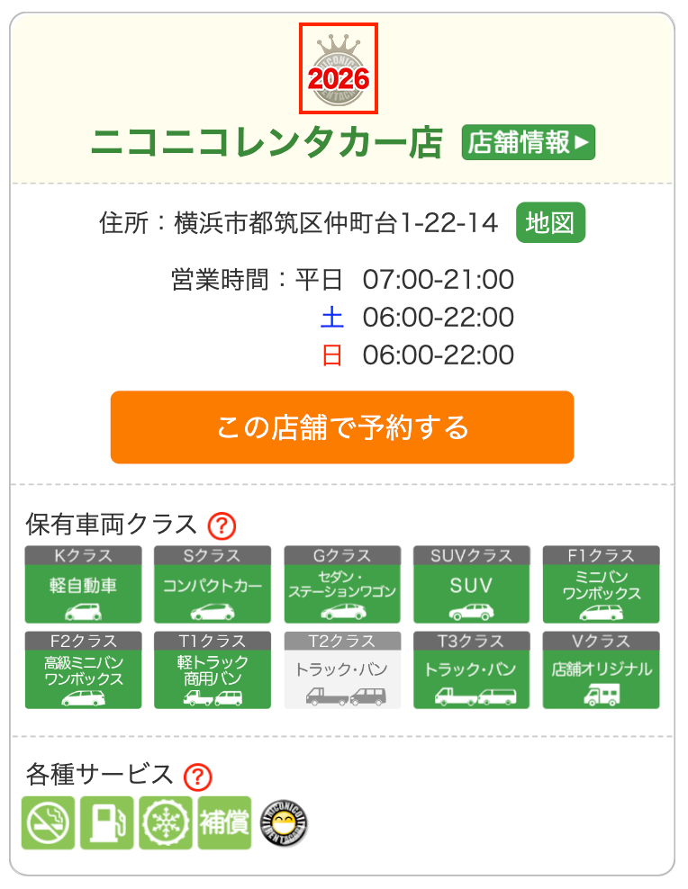 入賞店の確認方法SP確認