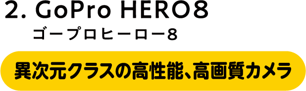 ゴープロヒーロー8