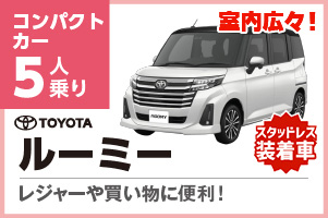 室内広々ルーミー