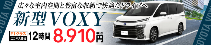 新型VOXY12時間8910円