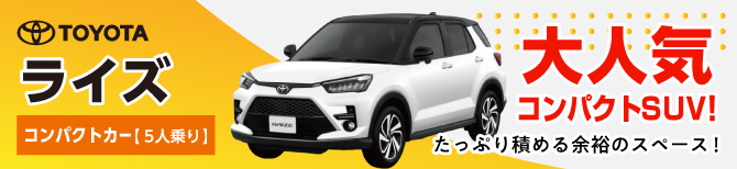 ライズ大人気コンパクトSUV